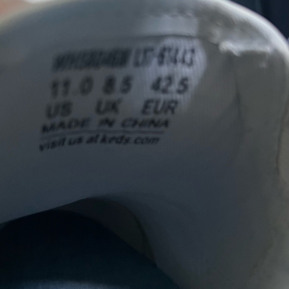 White Leather Keds SZ 11 - Picture 5 of 5